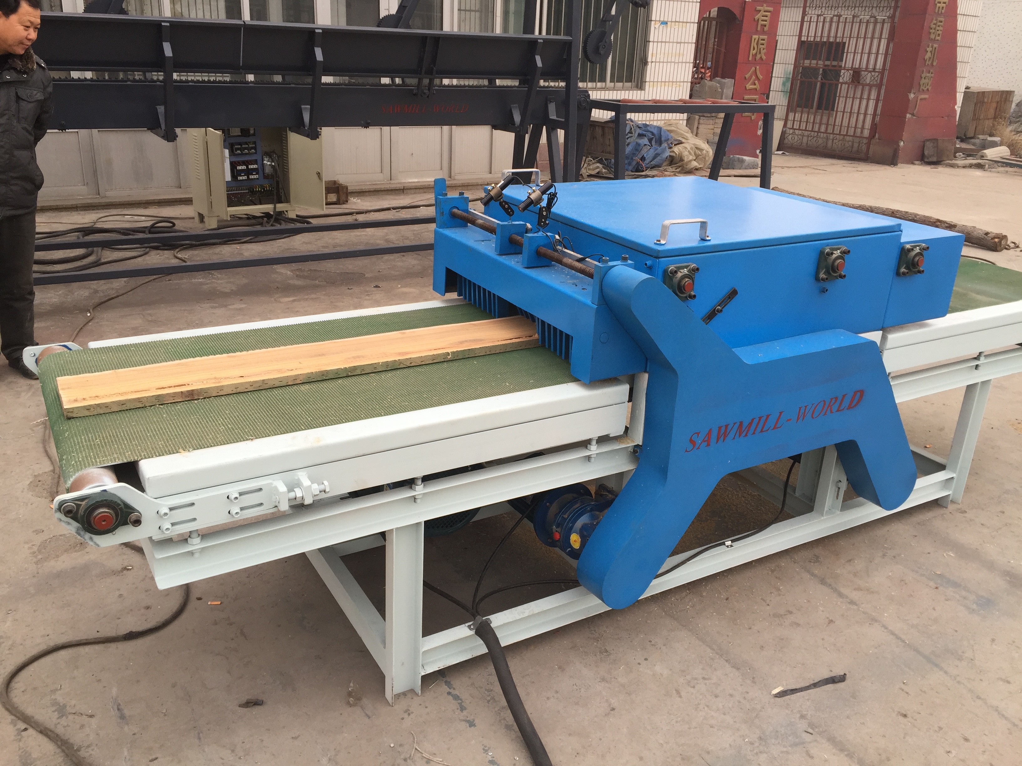 Wood Multi Blade Rip Saw Price,Twin Blade Board Edger,Saw Mills with high quality