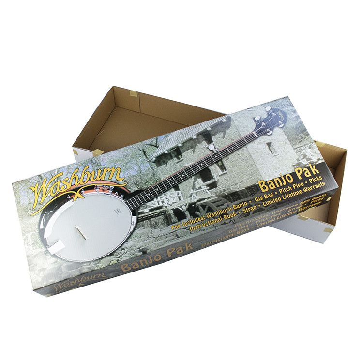 1600x1200mm Corrugated Paper Packaging Box Ukulele Shipping Use