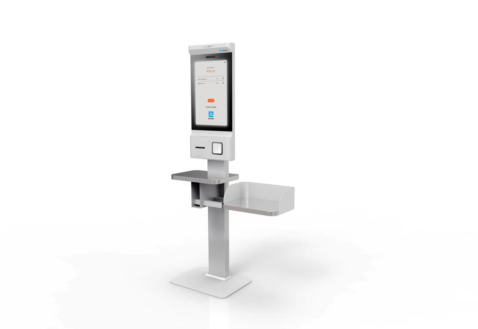 Self Service Checkout Machine Payment Terminal Kiosk With 1D / 2D Barcode Scanner