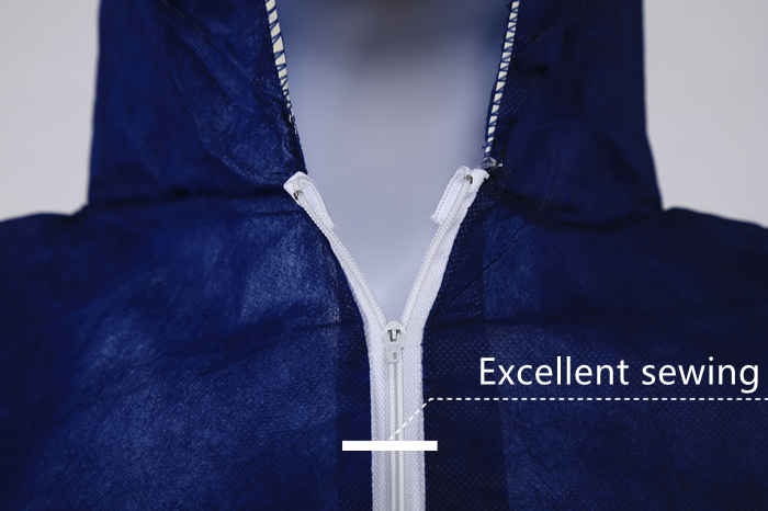 OEM Disposable Protective Coverall Antistatic Waterproof Insulated Coveralls With Hood