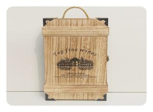 Quality Custom Wooden Wine Gift Box for Shipping Glasses , Personalized Wine Box wholesale