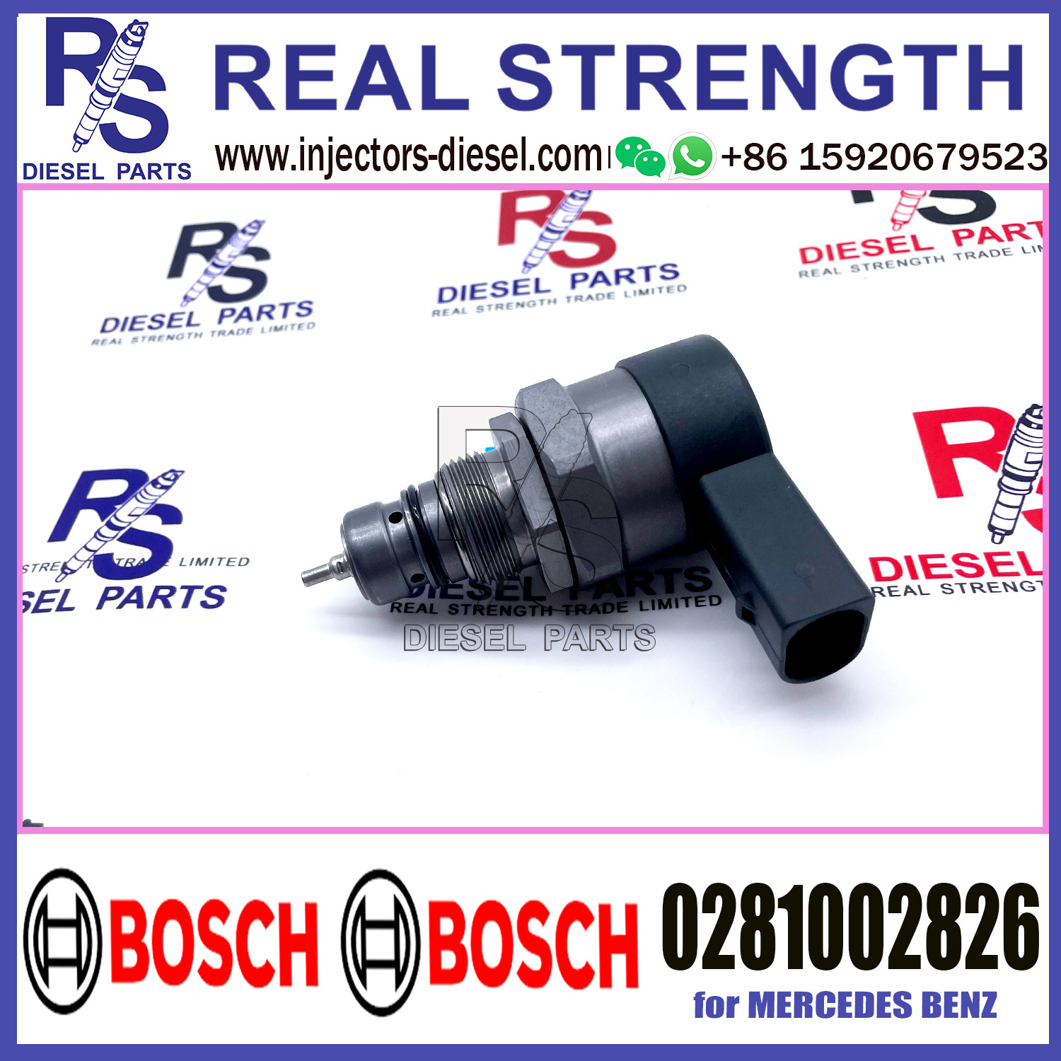 BOSCH Control Valve 0281002826 DRV Regulator Solenoid 0281002826 for Mercedes-Benz
