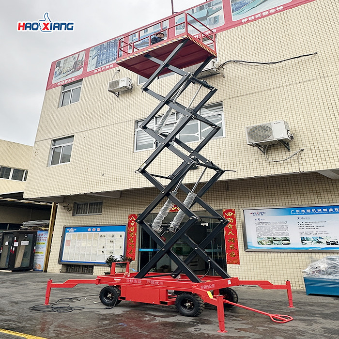 3000mm-16000mm Mobile Scissor Lift Platform Movable Hydraulic Lift