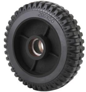 Quality 8 Inch Mold On Rubber Cast Iron Wheel wholesale