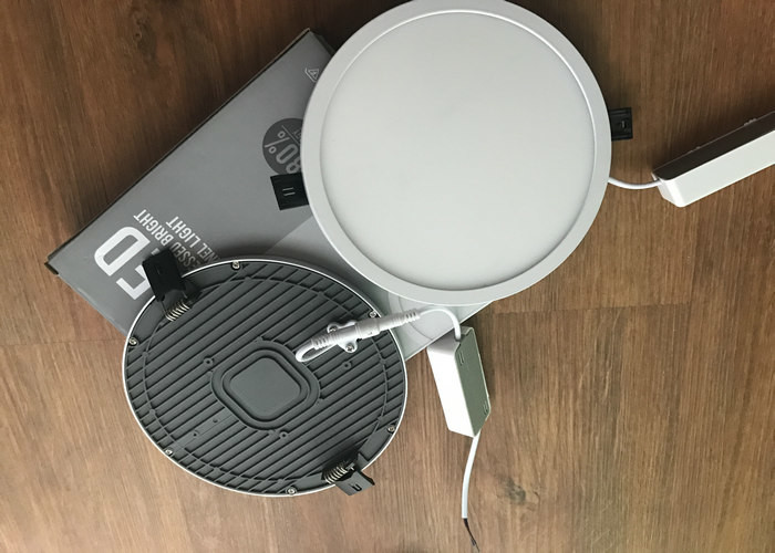 Side Lighting Led Round Ceiling Light , 18w 3000k Dimmable Led Light Panel