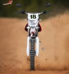 Racing LED 250cc Dual Sport Motorcycle 7500rpm 4 Stroke Inverted Absorber
