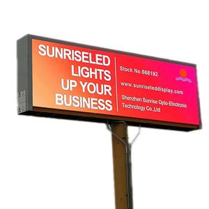 Quality Fixed led Advertising Billboard Video Screen Outdoor Waterproof P8 5000CD/sQM wholesale