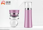 PMMA Waist Clear Plastic 50G Cosmetic Jars With Lids Double Wall