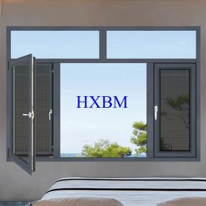 China Double Glazed Aluminum Casement Windows German Hardware With Good Air Tightness And Water Tightness For Srilanka Market on sale