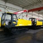 Sandblasting Head High Strength Mobile Crawler Paywelder Machine With Sideboom