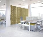 Office Wall Acoustic Room Dividers Sound Insulation Pet