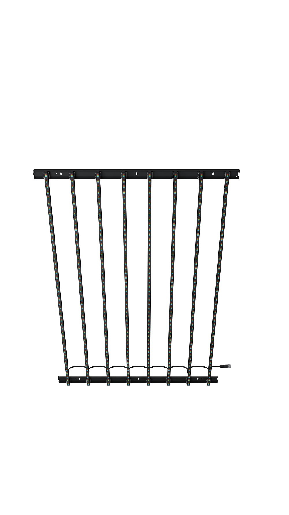 Transparent led curtain display flexible led screen P100 P80 P50 P40 led grid screen for facade lighting