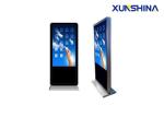 LCD Advertising 49 Digital Signage Totem Touch Screen 300Nits Brightness