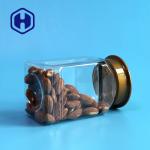 420ml Kernels Square Wide Mouth Plastic Jars With Lids Food Grade