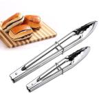 7 Inch 10 Inch 12 Inch Barbecue Steak Bread Tongs Kitchen BBQ Grill Supplies