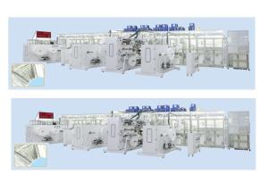 Quality 800Pcs/Min 300kw Big Waist Band Baby Diaper Machinery wholesale