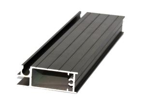 Quality H Shape Anodized Bronze Black Sliding Window Aluminium Profile Customized wholesale