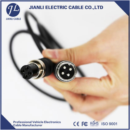 Car Rear View Reversing Camera 4 Pin Extension Cable 