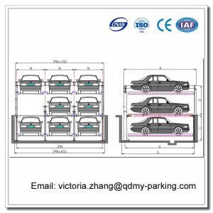 Quality -1+2 (3 Floors) Pit Design Puzzle Parking System Smart Card Parking Equipment wholesale