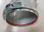 Hot Dipped Galvanized V Band Clamp 80-600mm Locking Ring