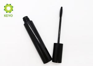 Quality Black Aluminum Mascara Containers Cylinder Shape For Cosmetic Packaging wholesale