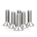 Stainless Steel 304 Hex Flat Head Socket Screws With ZINC PLATED Finish