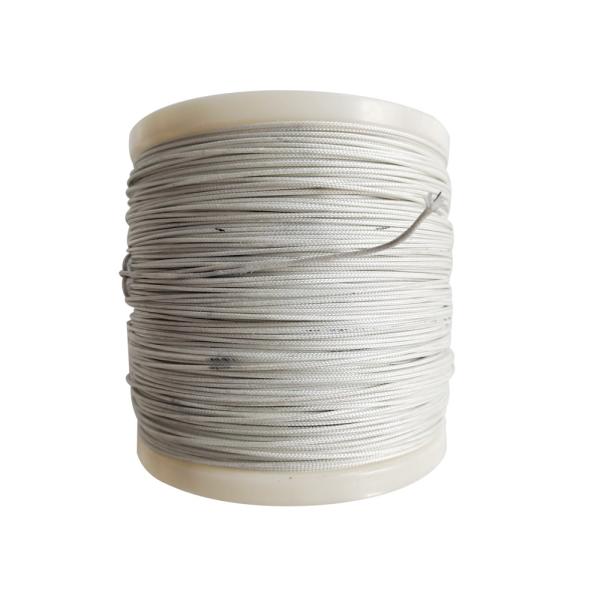 Electric Heating Wire Insulated Material Fiberglass Ni80Cr20 0.8mm OD Of Cable 1