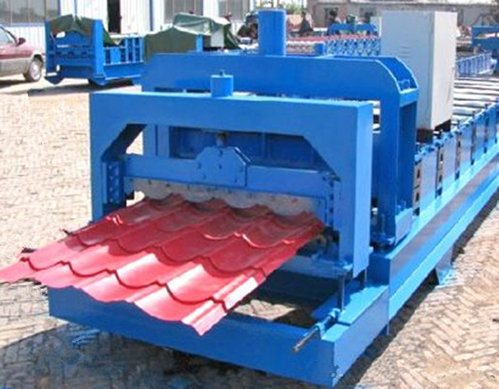 Waterproof Metal Roof Forming Machine With Automatic Hydyaulic Cutting Machine