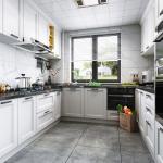 Furniture Cabinet Set Kitchen Cabinet With Stove Modern Quartz Stone