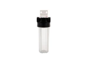 Quality 10'' plastic clear water filter housings with 3/4'' inlet/outlet port wholesale