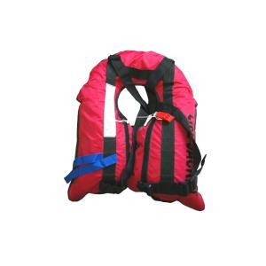 Quality 24H Floating Co2 Life Vest , Red Color Blow Up Life Vest High Durability wholesale