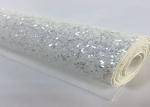 Chunky White Silver Glitter Effect Wallpaper Living Room 3d Wallpaper Non Woven