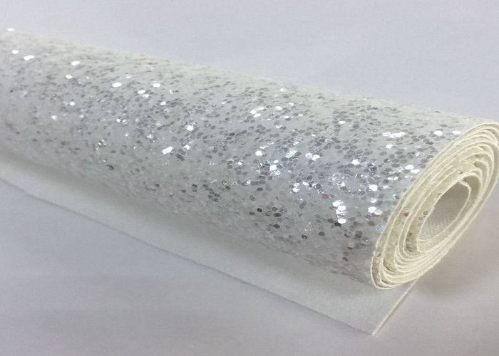 Chunky White Silver Glitter Effect Wallpaper Living Room 3d Wallpaper Non Woven
