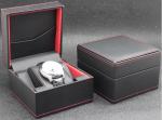 Eco - Friendly Plastic Watch Box PU Leather Outside Waterproof Environmentally