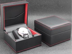 Quality Eco - Friendly Plastic Watch Box PU Leather Outside Waterproof Environmentally Friendly wholesale