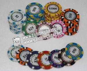 Quality XF Fourteen Grams Gilt-edged Crown Clay Chip wholesale