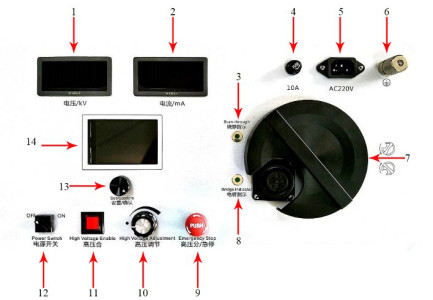Digital Portable cable fault location 0-60kV 600mA High Voltage Burn Through Bridge