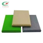 Multicolor Wall Fabric Acoustic Panel Tasteless Fireproof Glass Fiber