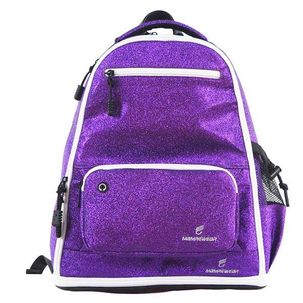Purple Sparkle Fashion Sports Backpack Cheerleading Backpack Personalized