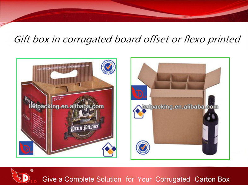 Gift Box in Corrugated Board Offset or Flexo Printed