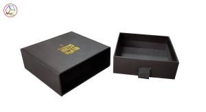Quality Cardboard Fancy Paper Gift Box Ribbon Decoration With Hot Stamping Craft wholesale