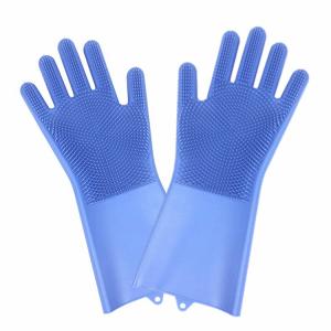 Quality high quality durable soft best seller in amazon accessory kitchen household silicone washing clean rubber gloves wholesale