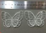 Garment Accessories Butterfly Embroidery Applique with Different Color