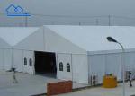 Outdoor Winter PVC Warehouse Storage Tent Heavy Duty For 1000 Seaters White