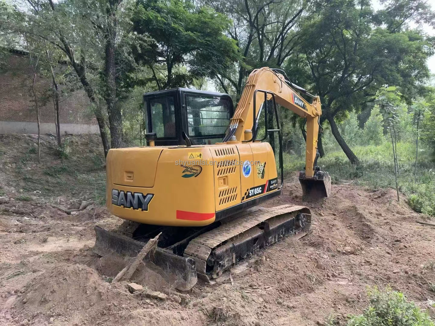 Low Working Sany Sy65c Used Excavator with Excellent Performance and Original Color