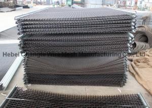 Quality Manganese Steel Square Crimped Vibrating Woven Mesh Screen wholesale
