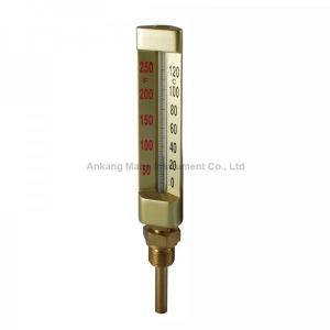 Quality TG-032 Brass stem glass thermometer wholesale
