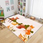 Cartoon Crystal Velvet Sofa Bedroom And Living Room Floor Carpets 100*180cm