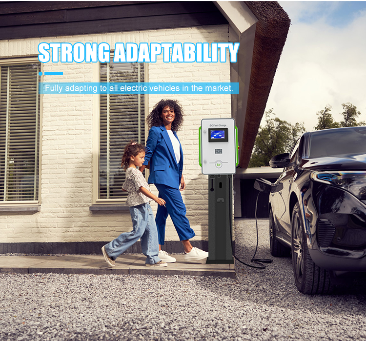 DC Wallbox Charger 30kW 40kW Cars CCS 40A Fast EV Charger 600V Grid Frequency 50Hz