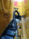 Flexible Black Synthetic Rubber Wire Braid Hydraulic Hose - Inner Diameter 1/4